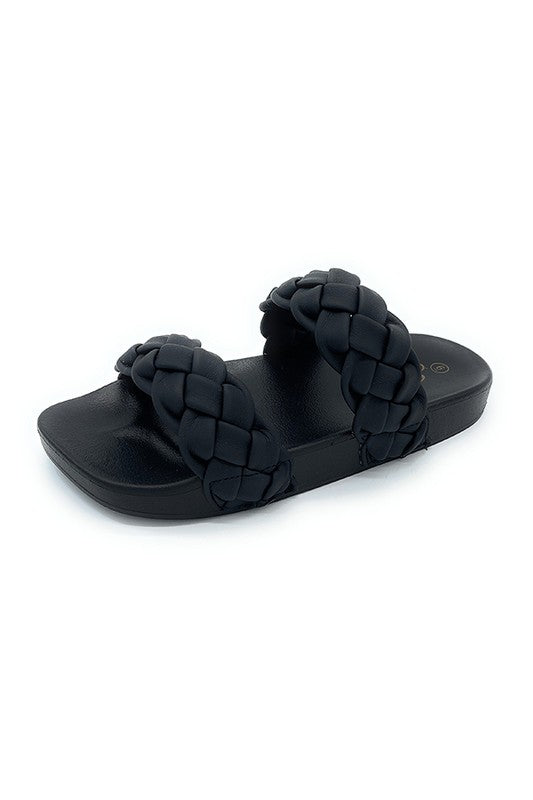 Braided Babe Midnight Sandals