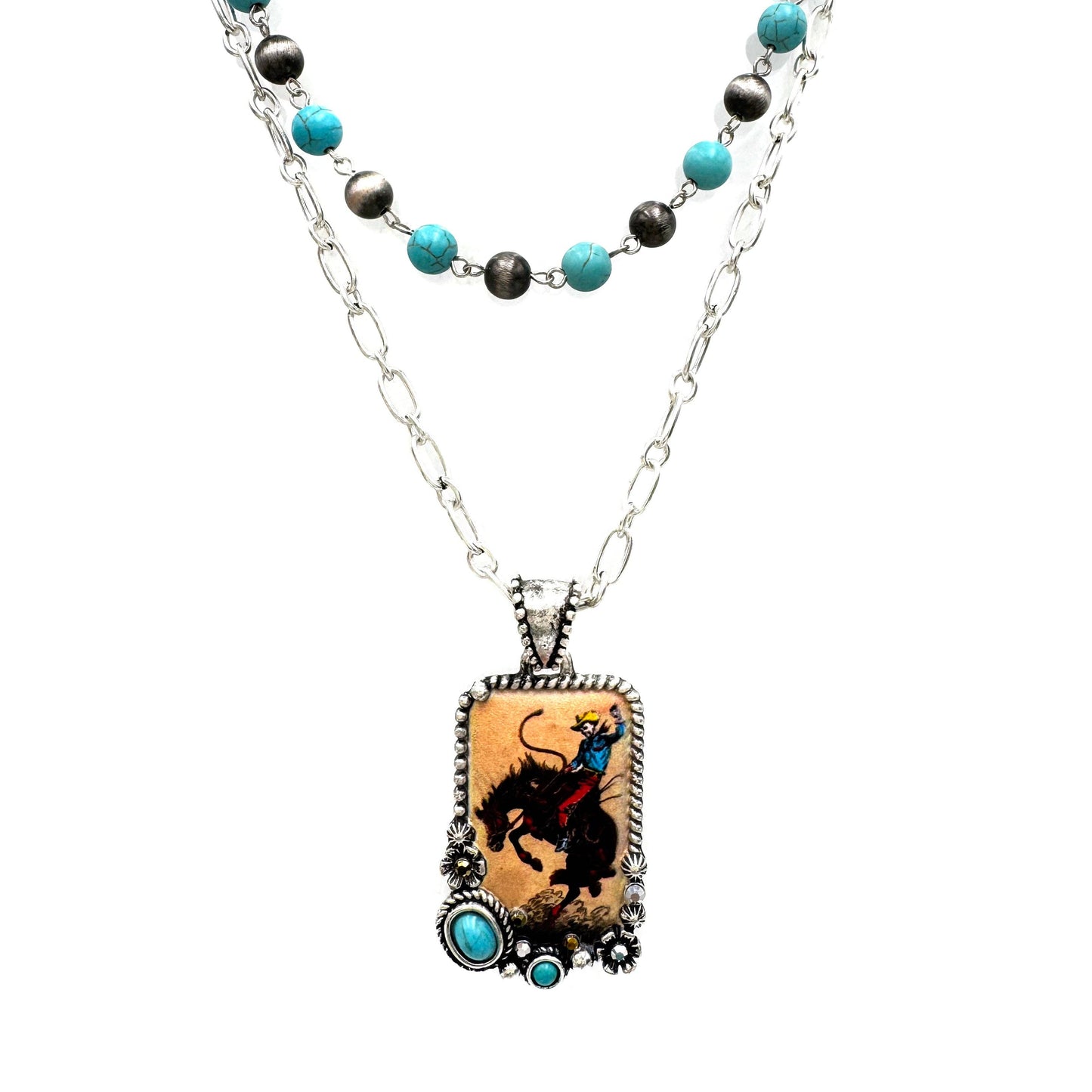 Rodeo Cowboy Necklace