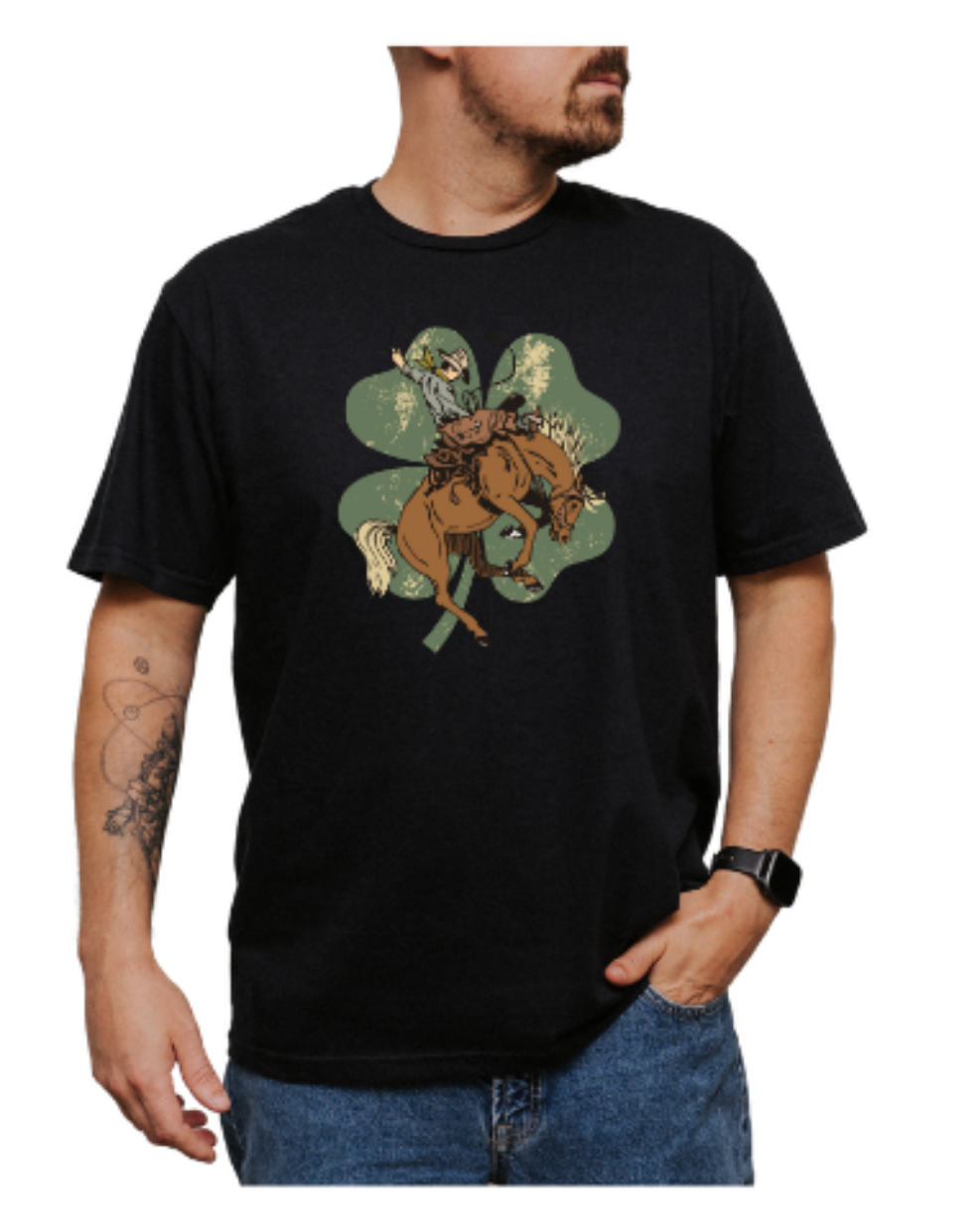 Clover Bronc Tee