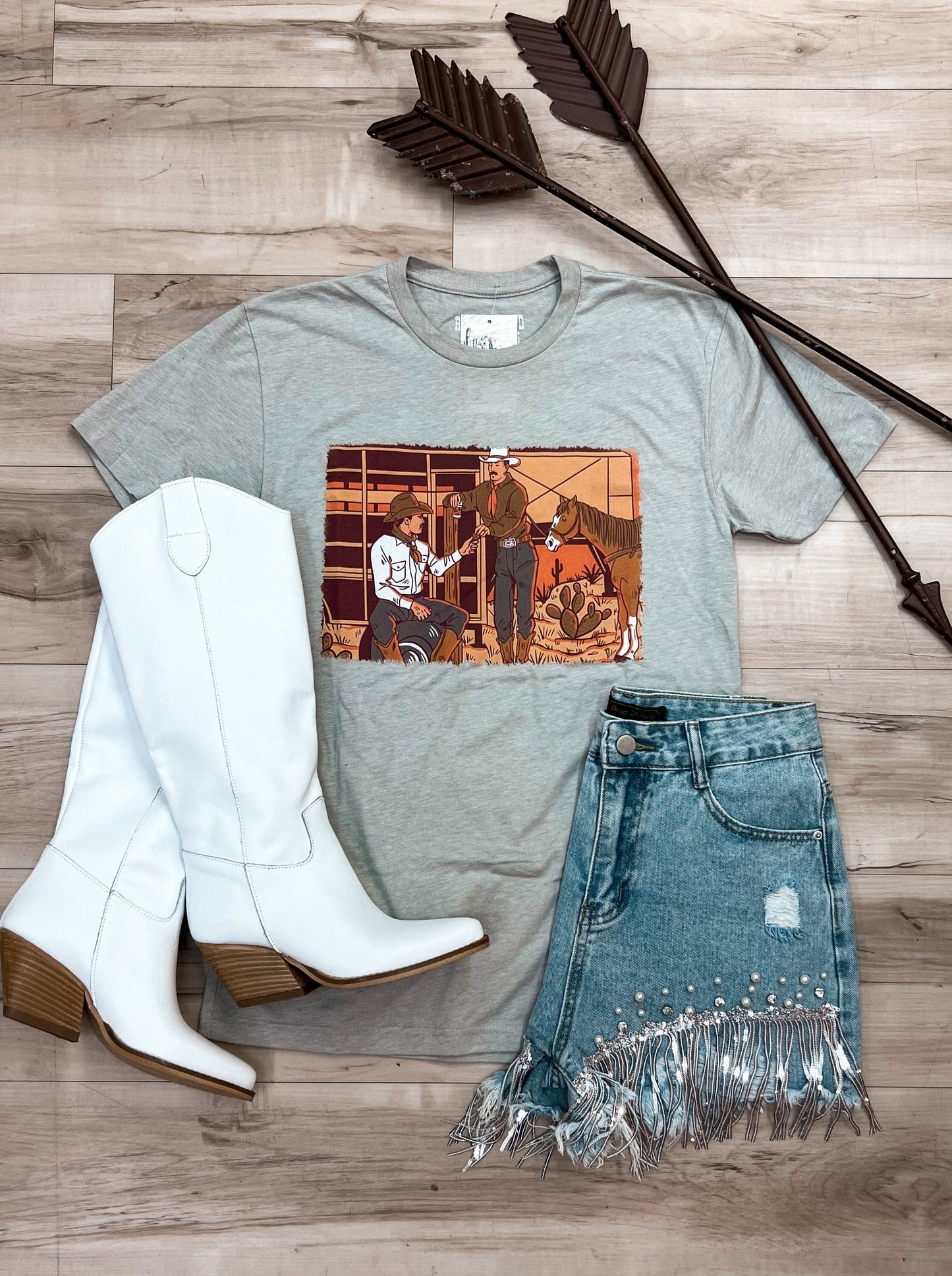 Like A Cowboy Tee