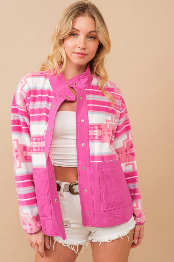 San Tan Fleece Shacket