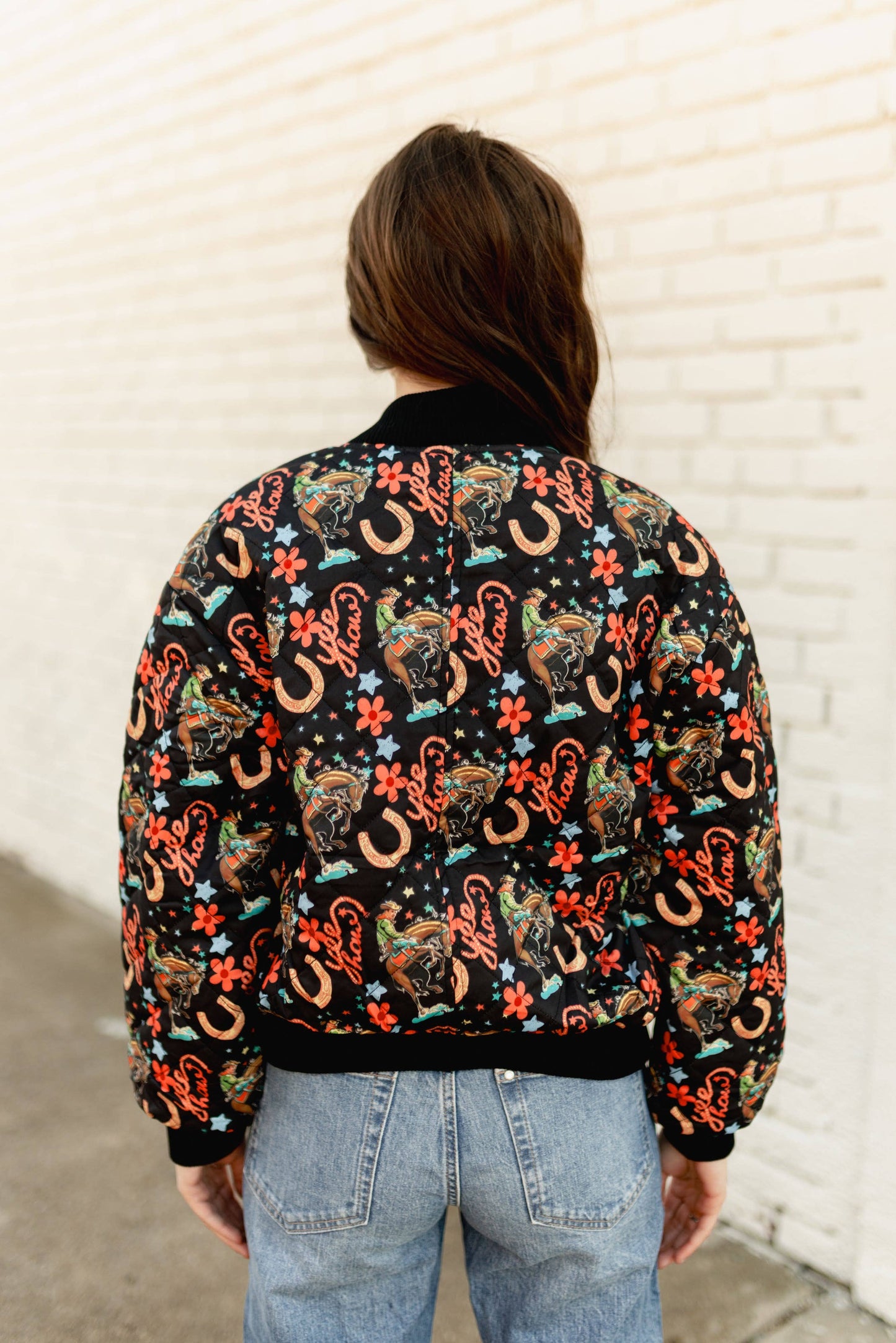 BLACK HOWDY BOMBER JACKET