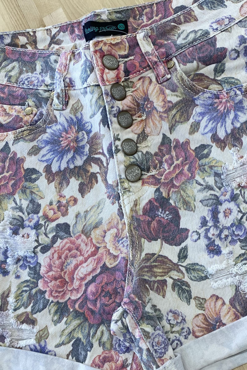 Wildfowers Denim High Rise Shorts