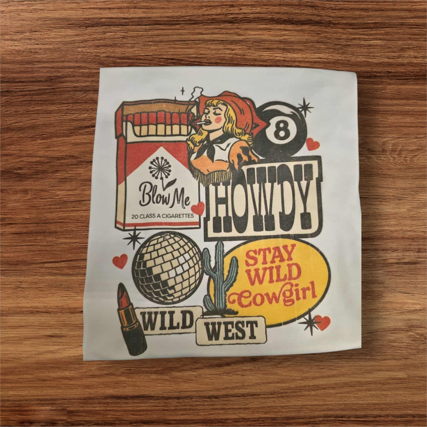 Stay wild cowgirl tee