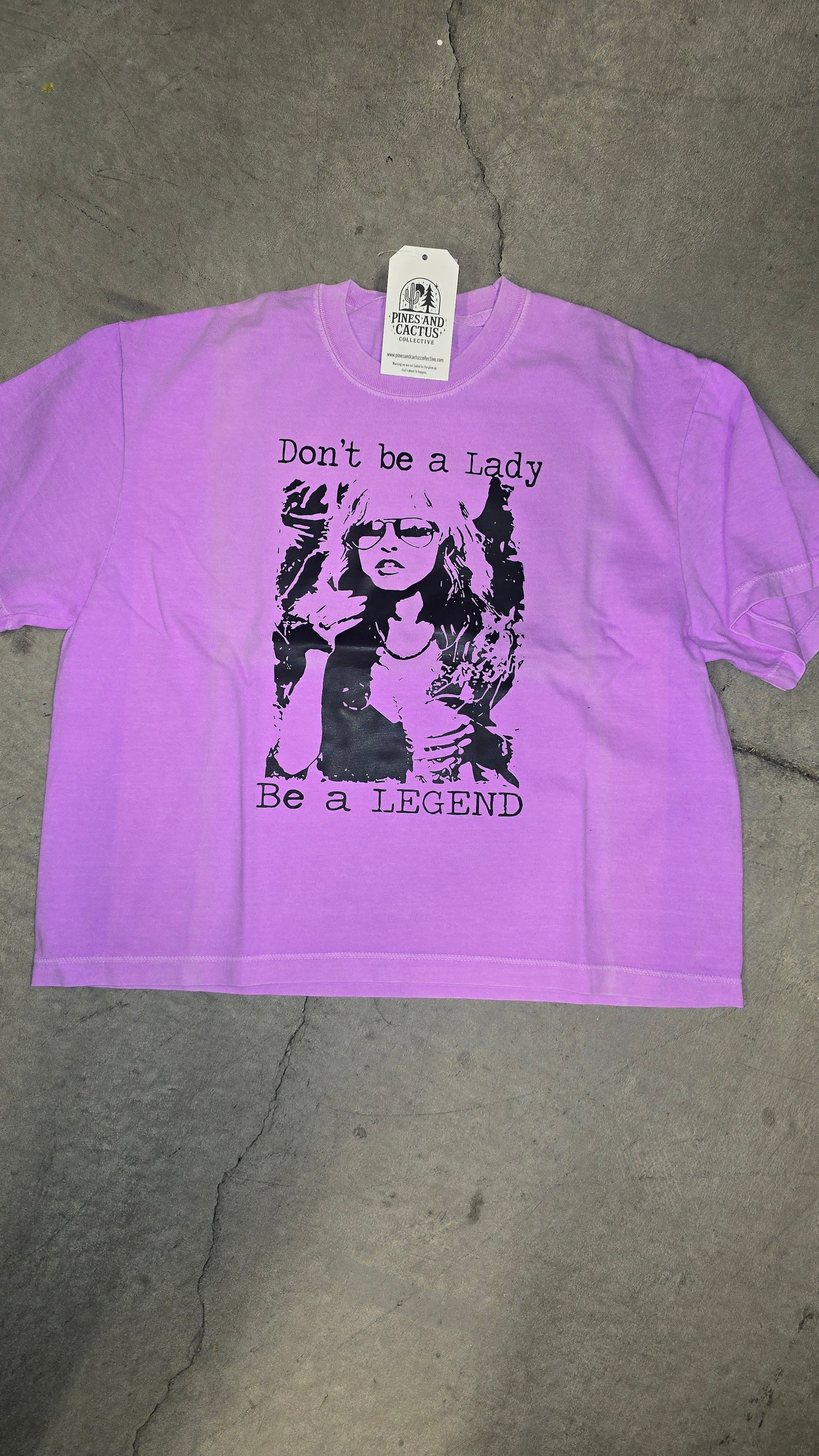Be A Legend Crop Tee
