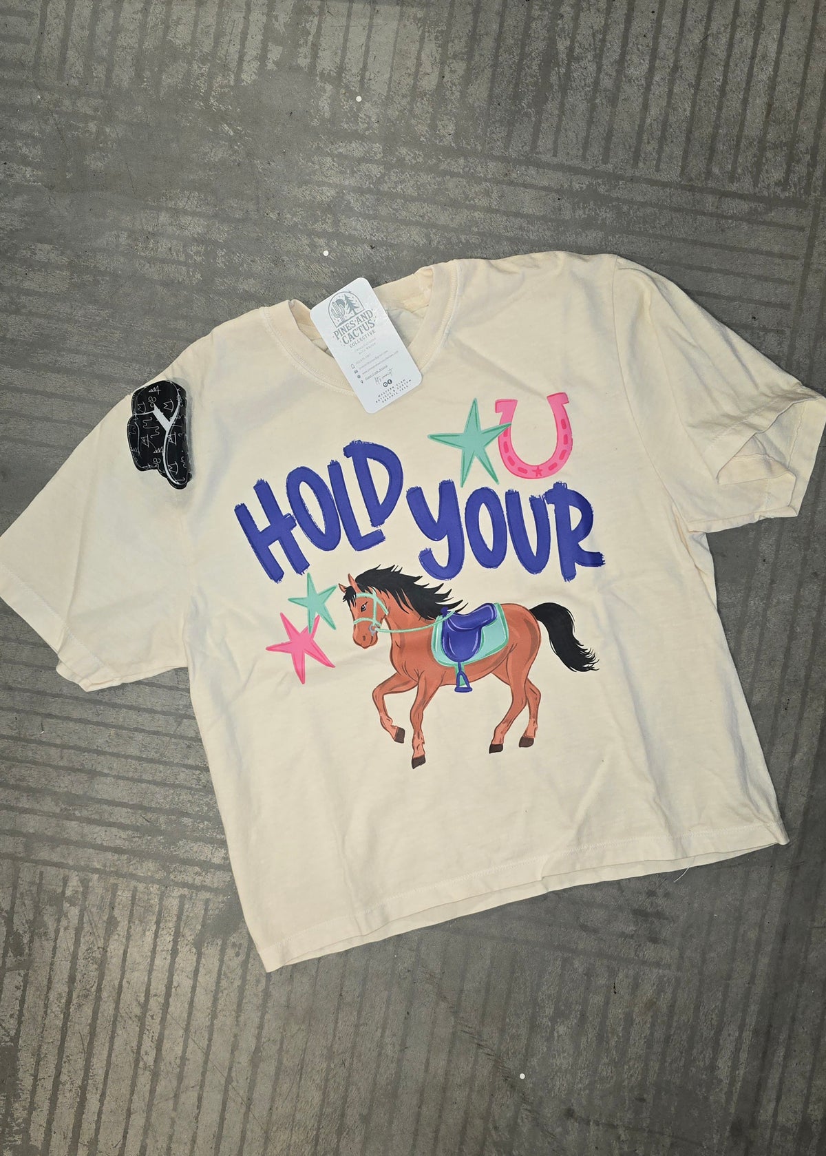 Hold Your Horses Boxy Tee