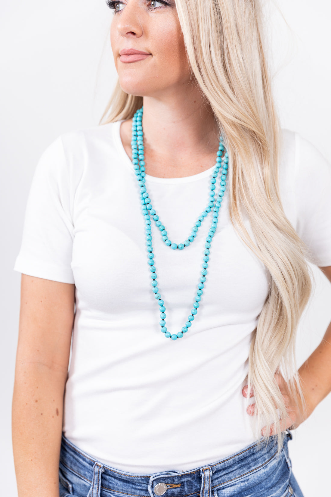 30" CRYSTAL BEADED NECKLACES