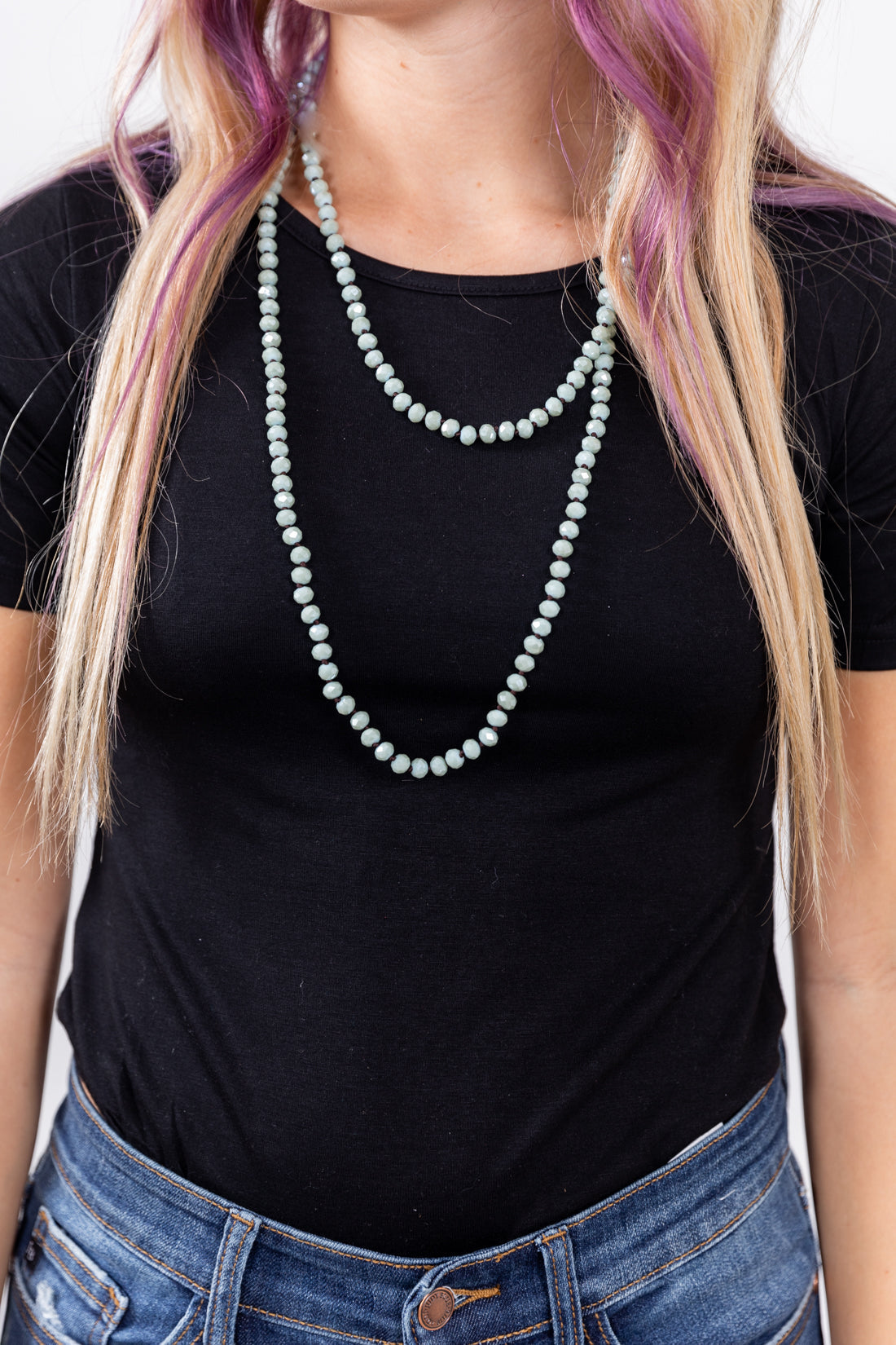 30" CRYSTAL BEADED NECKLACES