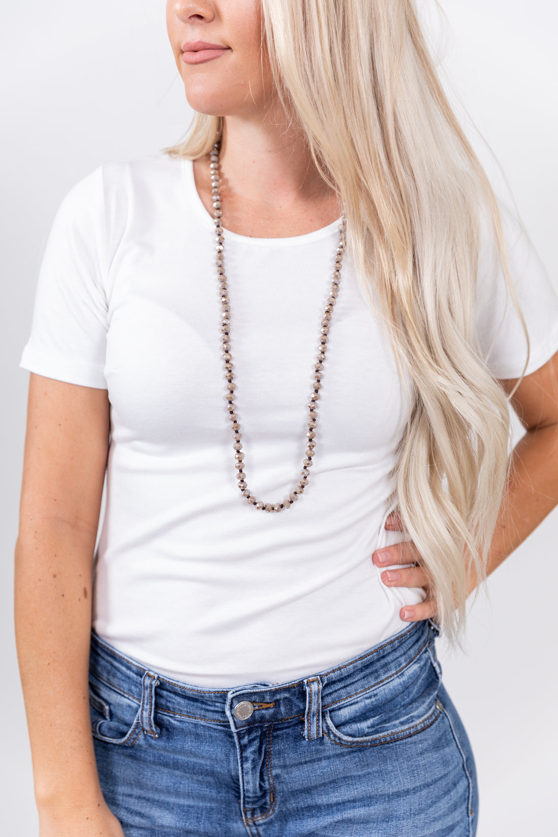 15" Crystal Beaded Necklaces