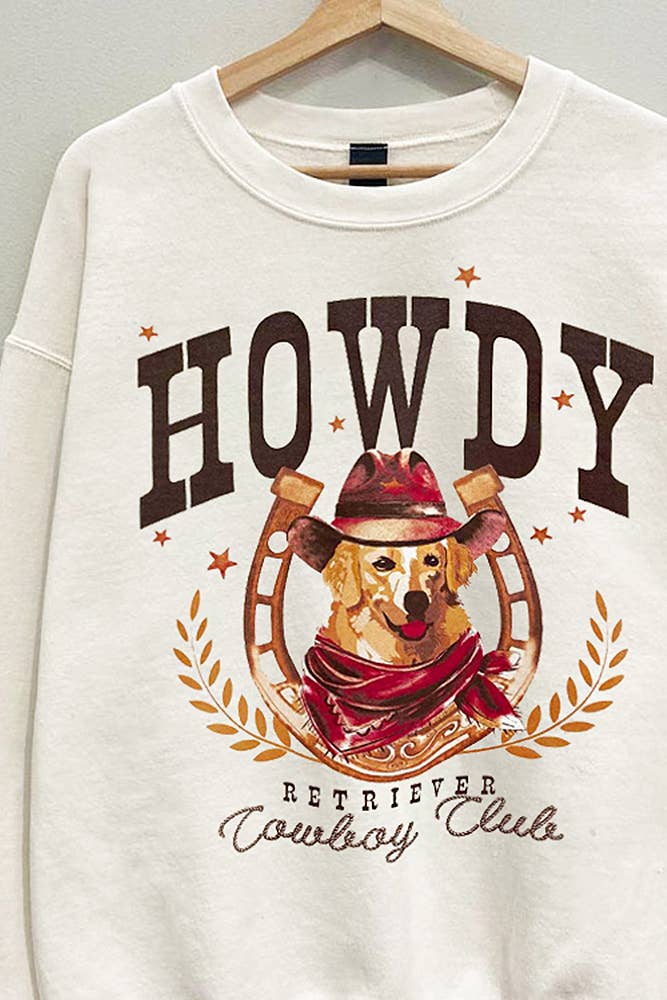 Howdy Golden Retriever Sweatshirt