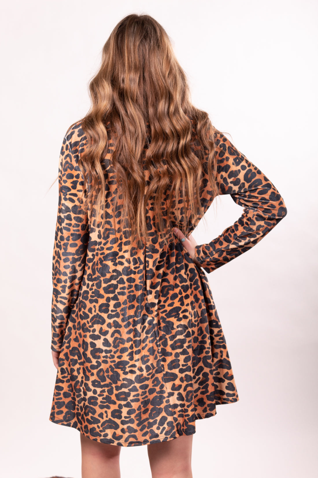 On The Prowl Mock Neck Dress