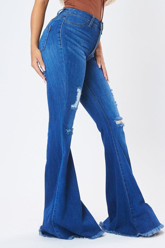 Dana Dark Denim Flares