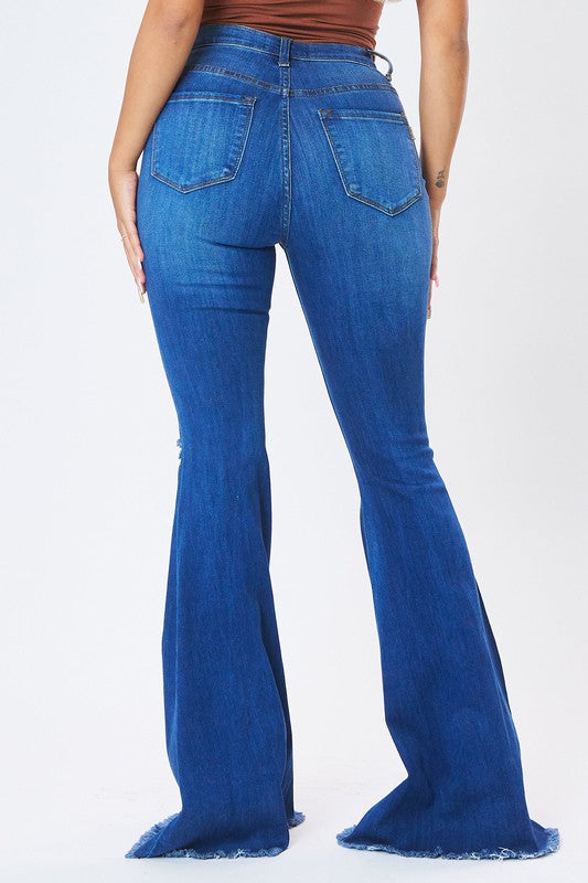 Dana Dark Denim Flares