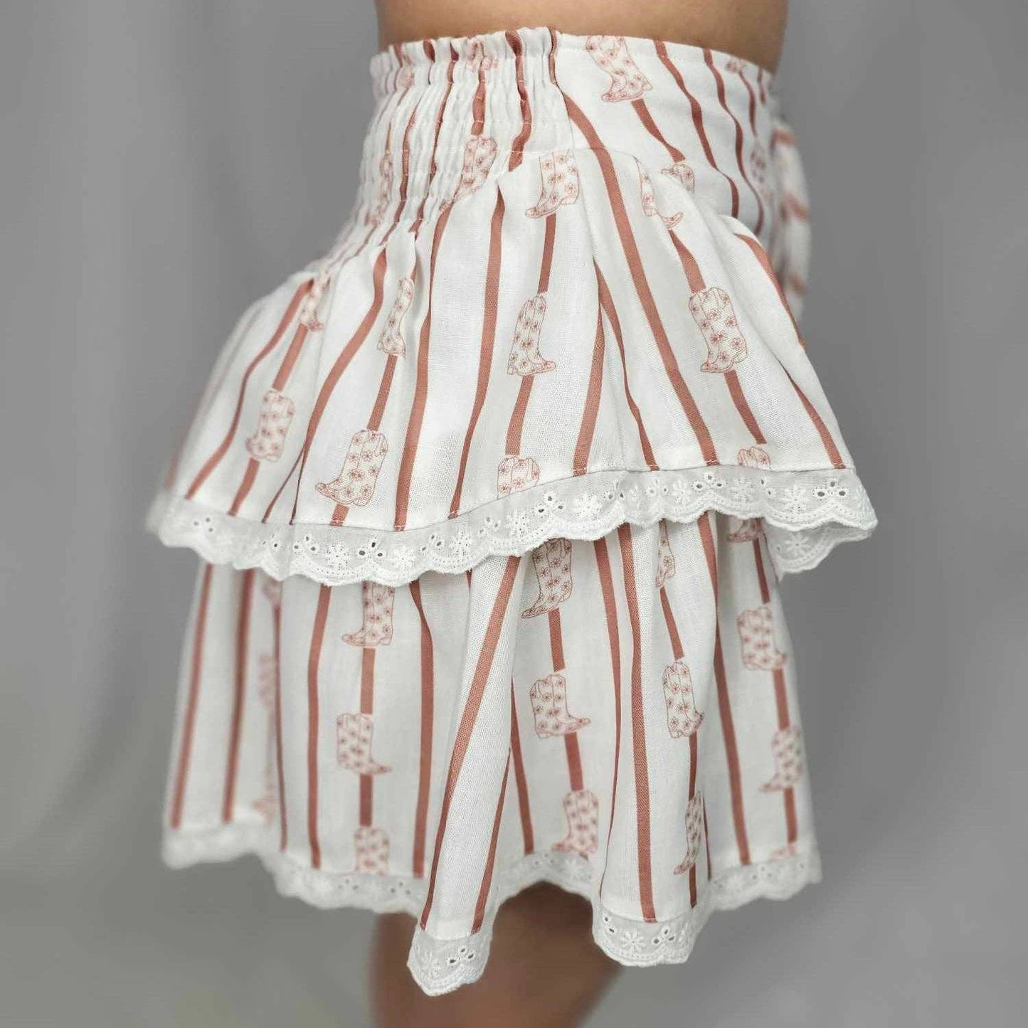 Ruffled Boot Skort