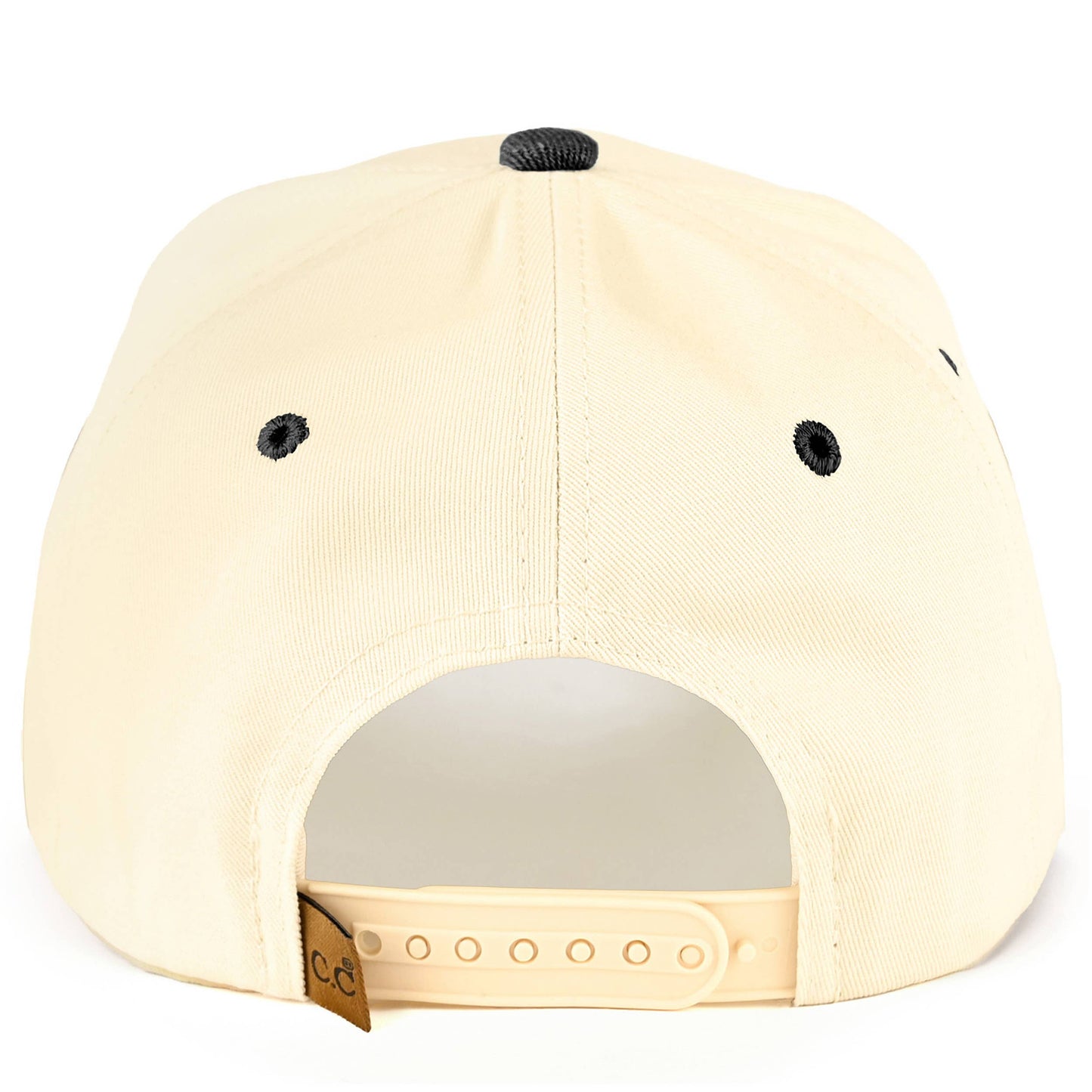Y'ALL NEED JESUS Embroidered Letter Two Tone Trucker Hat: Beige