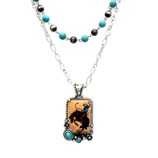 Rodeo Cowboy Necklace