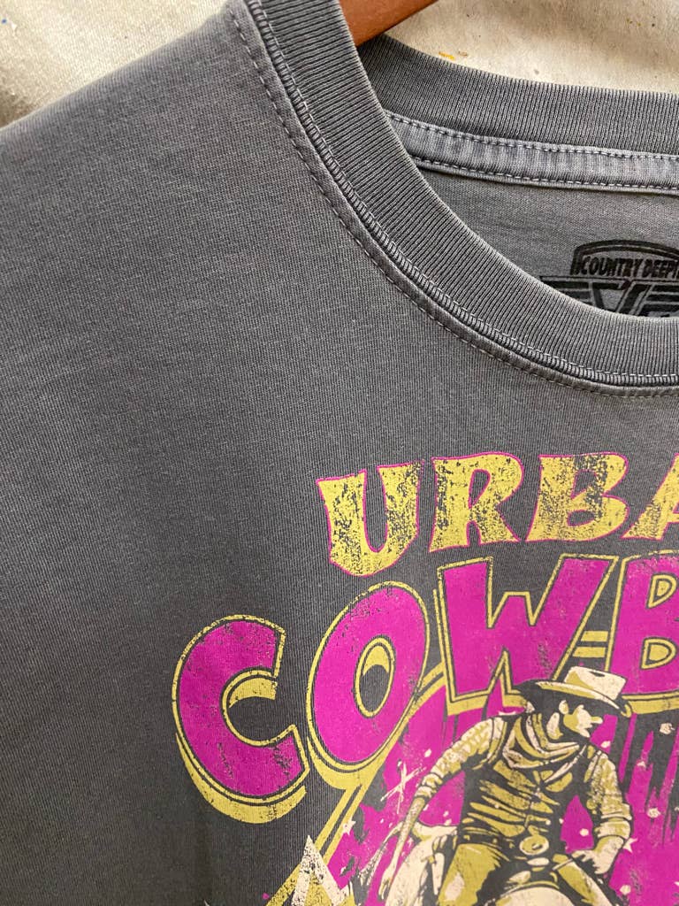 Urban Cowboy Austin Texas Bash Relaxed Crop T-shirt