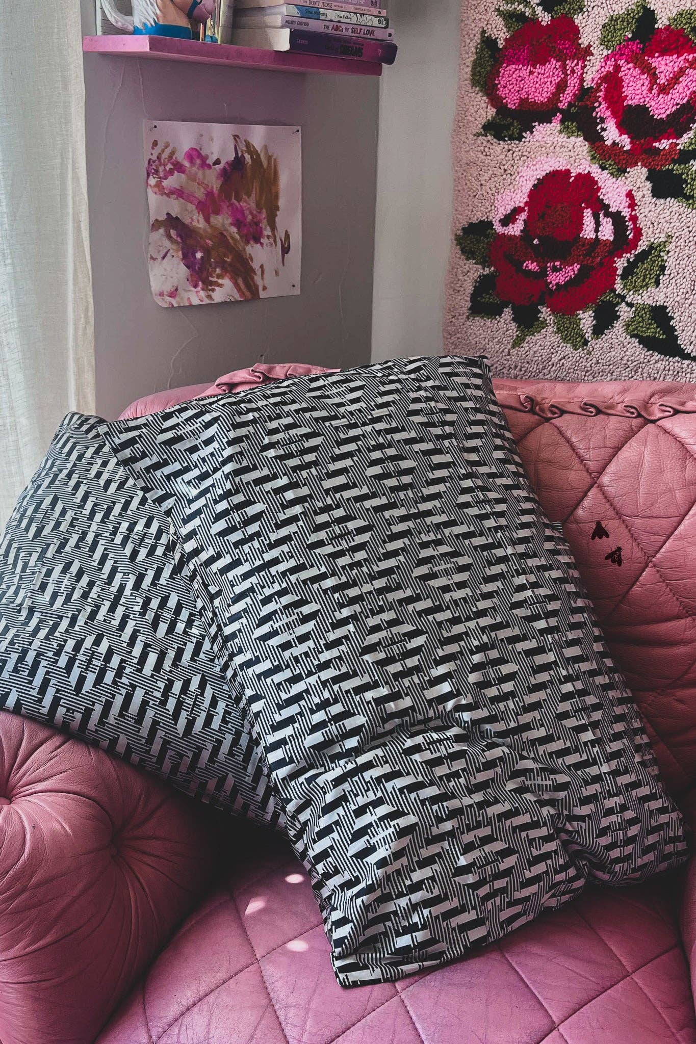 Satin Aztec Pillow Cases