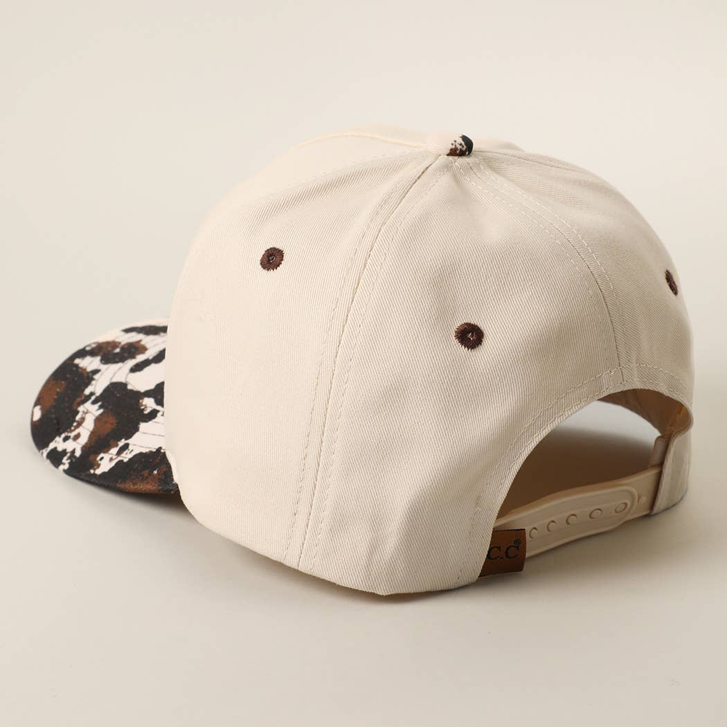 TROPHY WIFE PUFF EMBROIDERED CANVAS HAT
