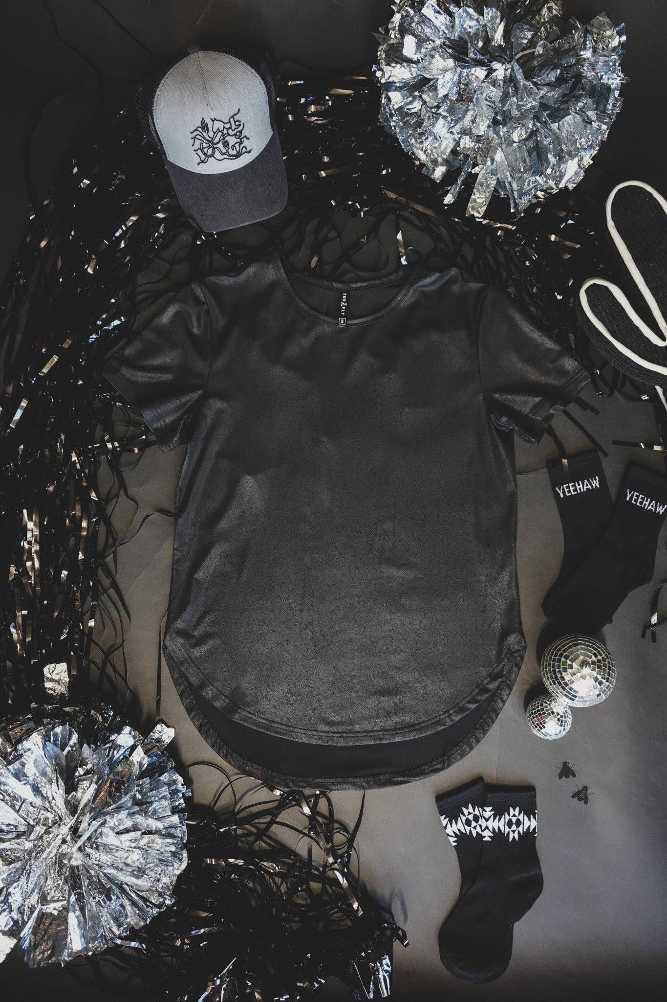 Swanky Leatherette Top