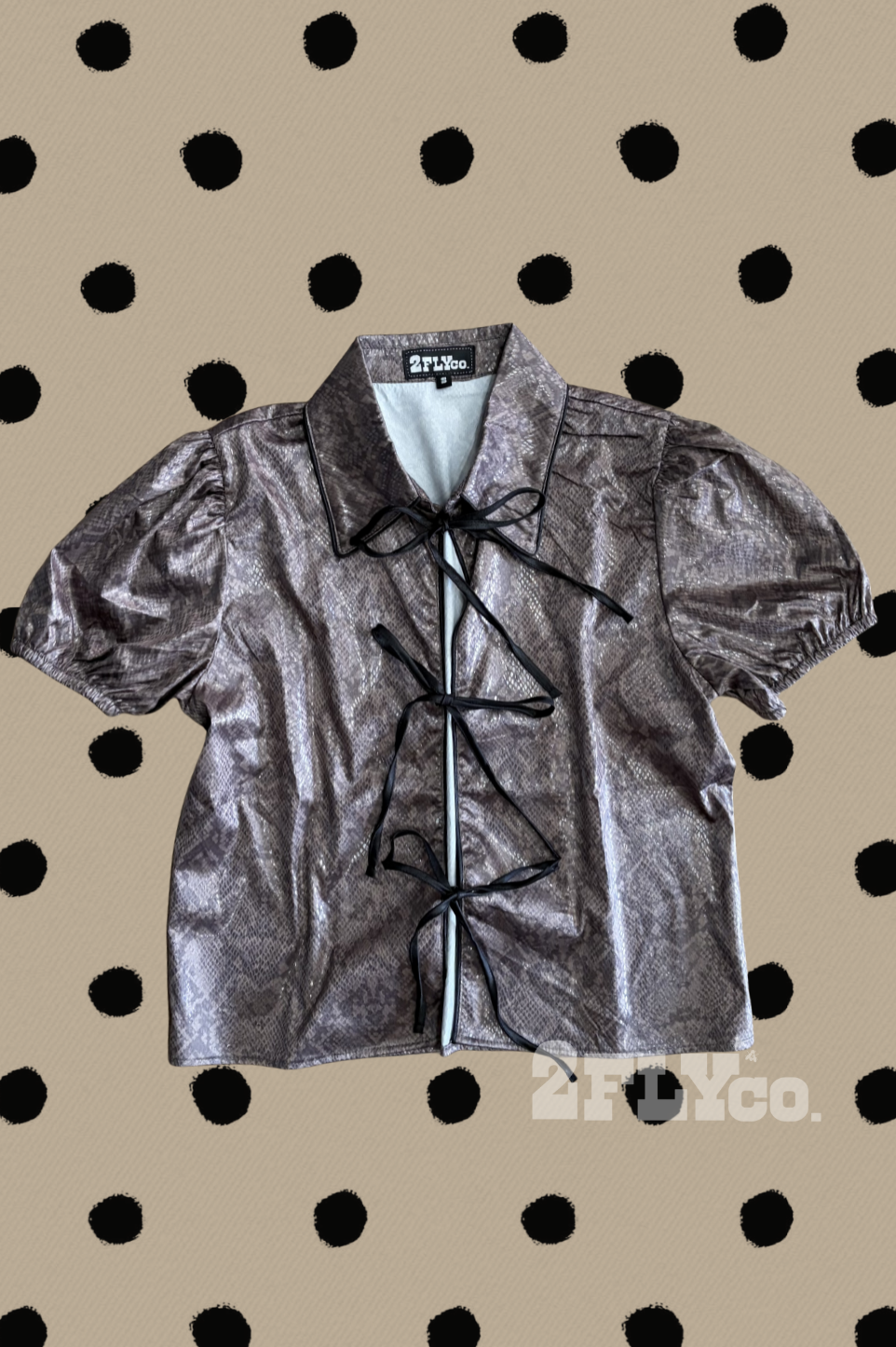 DIAMONDBACK TIE FRONT TOP