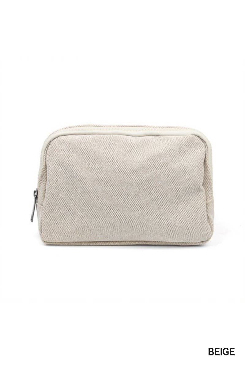 Beige Glitter Crossbody Bag
