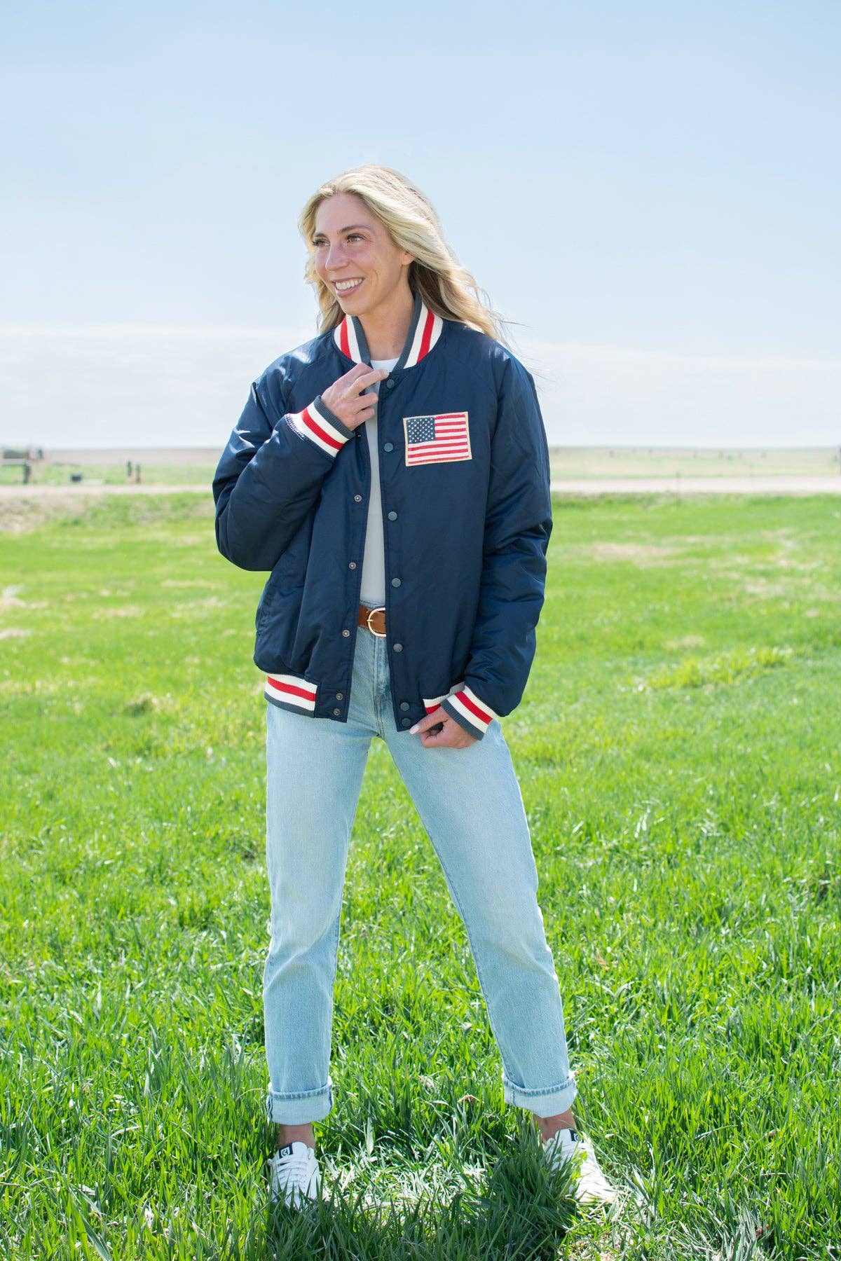Celebrate America 250 years Varsity Style Jacket