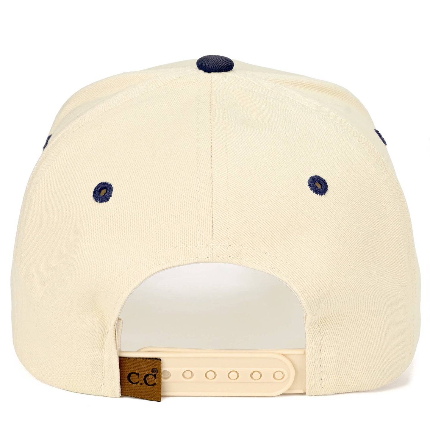 Y'ALL NEED JESUS Embroidered Letter Two Tone Trucker Hat: Beige
