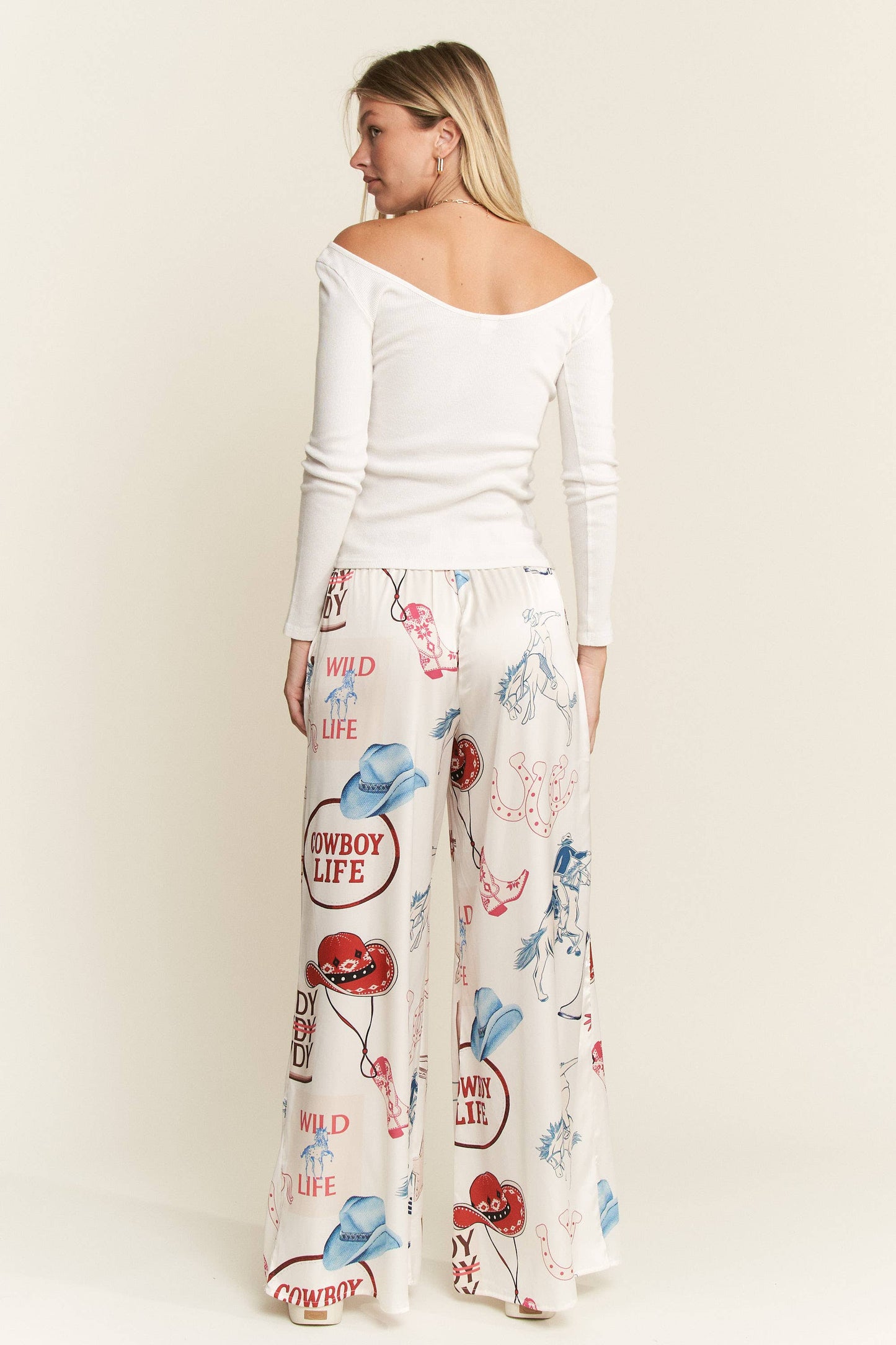 Westen party satin pants