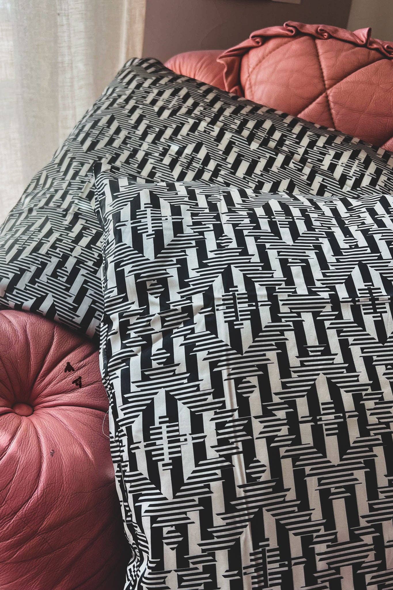 Satin Aztec Pillow Cases