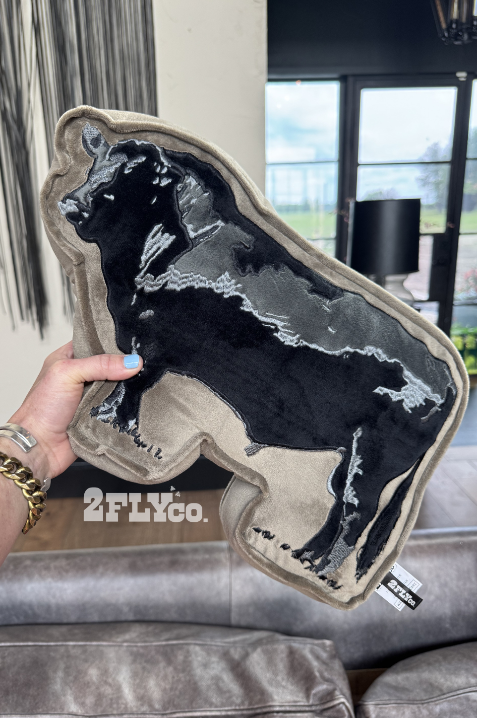 Cattle Talk Throw Pillow