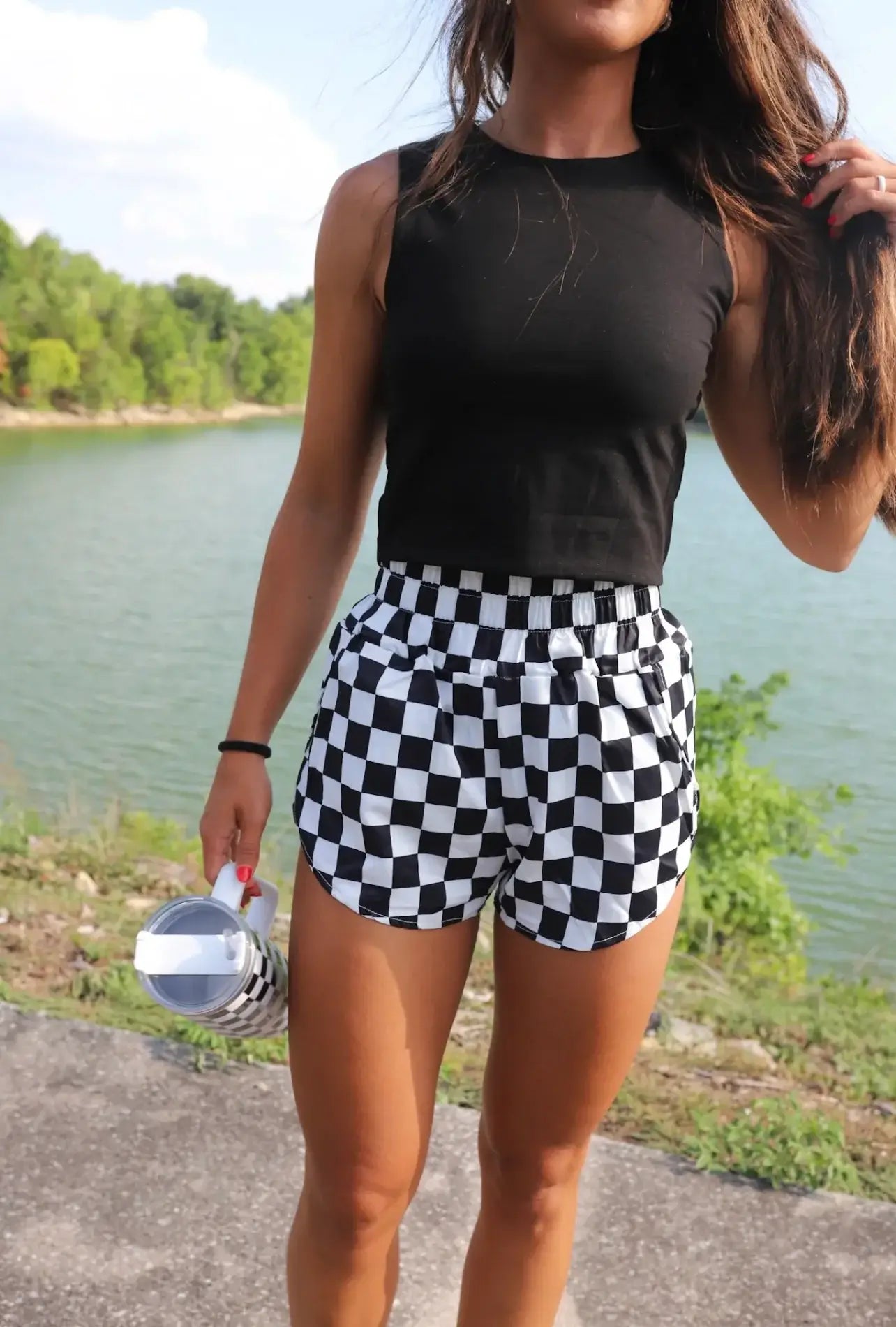 Checkerboard Shorts: XL
