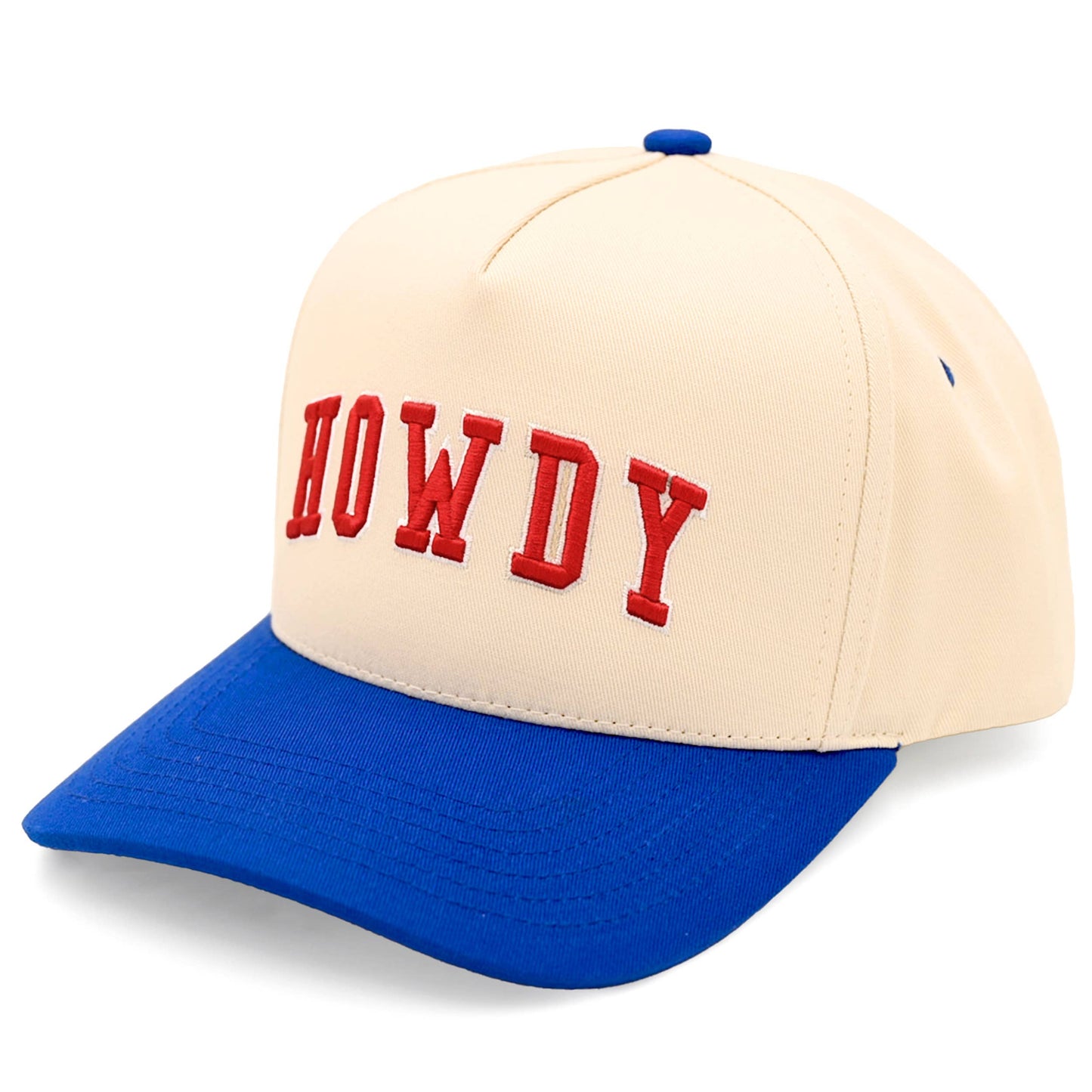 Howdy Embroidered Two Tone Trucker Hat