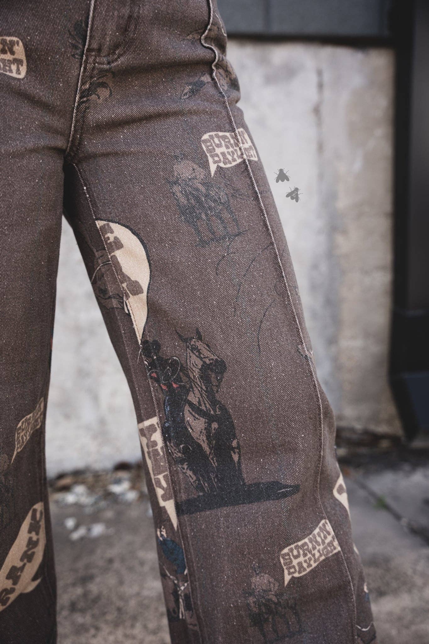 CHATTY COWBOY WIDE LEG PANTS