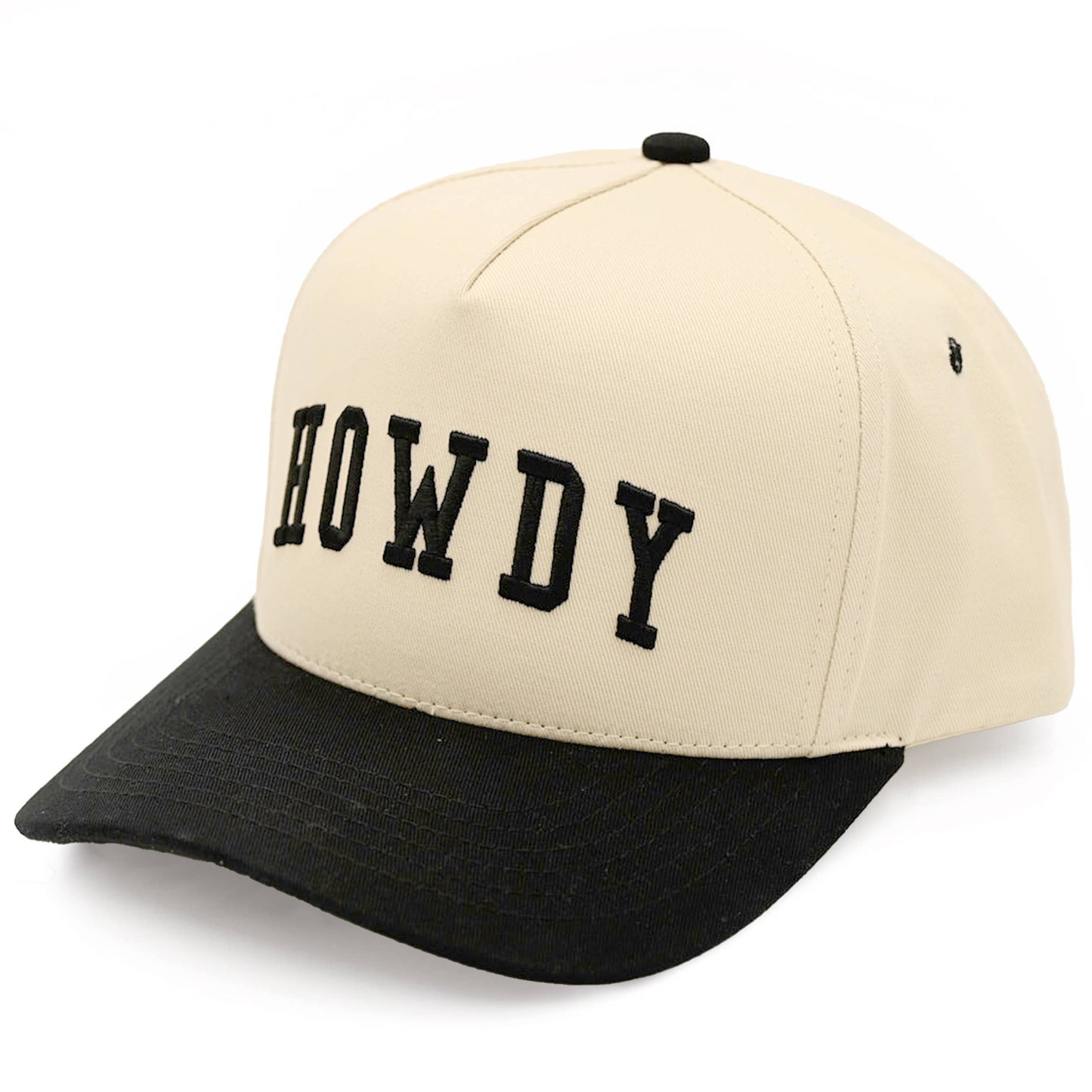 Howdy Embroidered Two Tone Trucker Hat