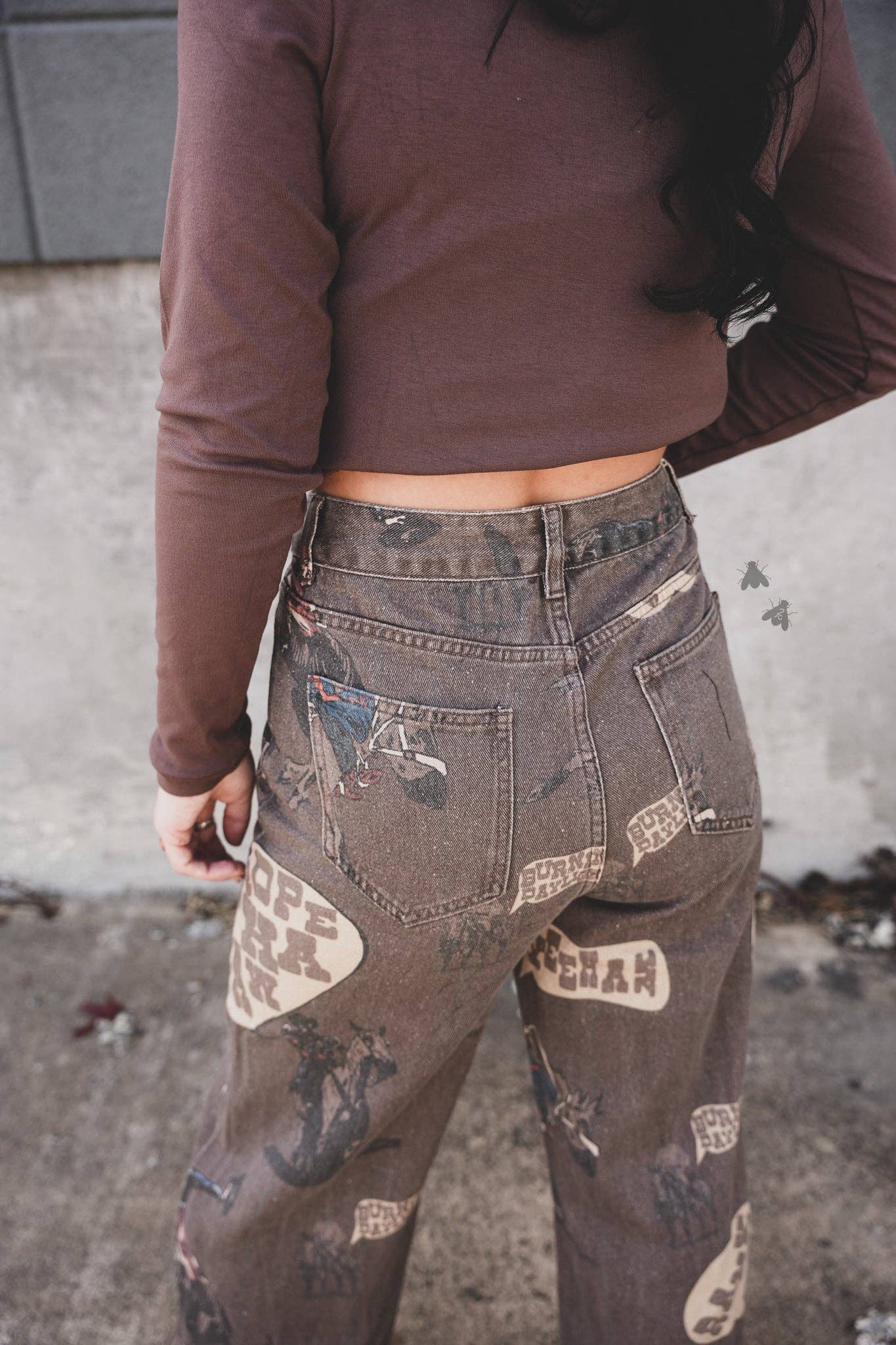 CHATTY COWBOY WIDE LEG PANTS