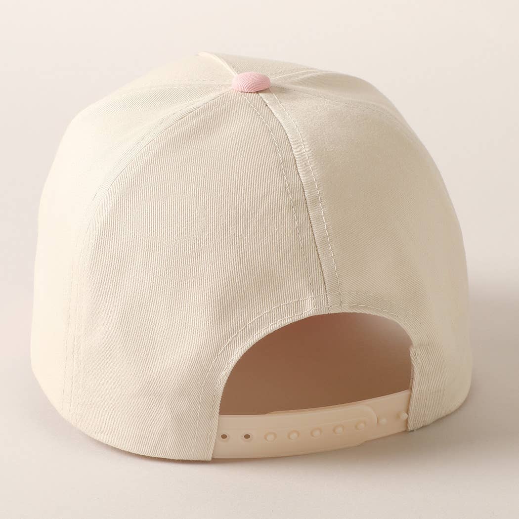 Put it on my husband's tab Embroidery Canvas Hat