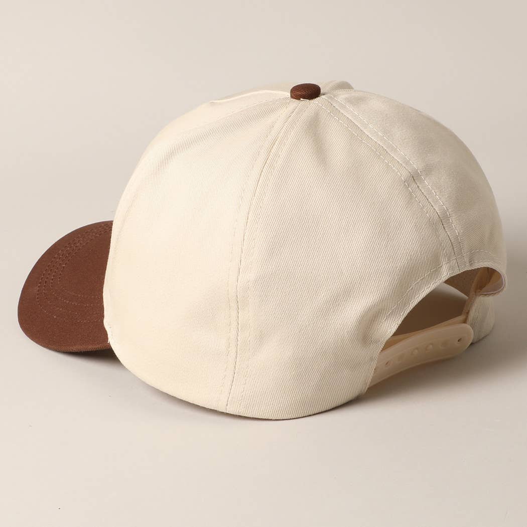 Put it on my husband's tab Embroidery Canvas Hat