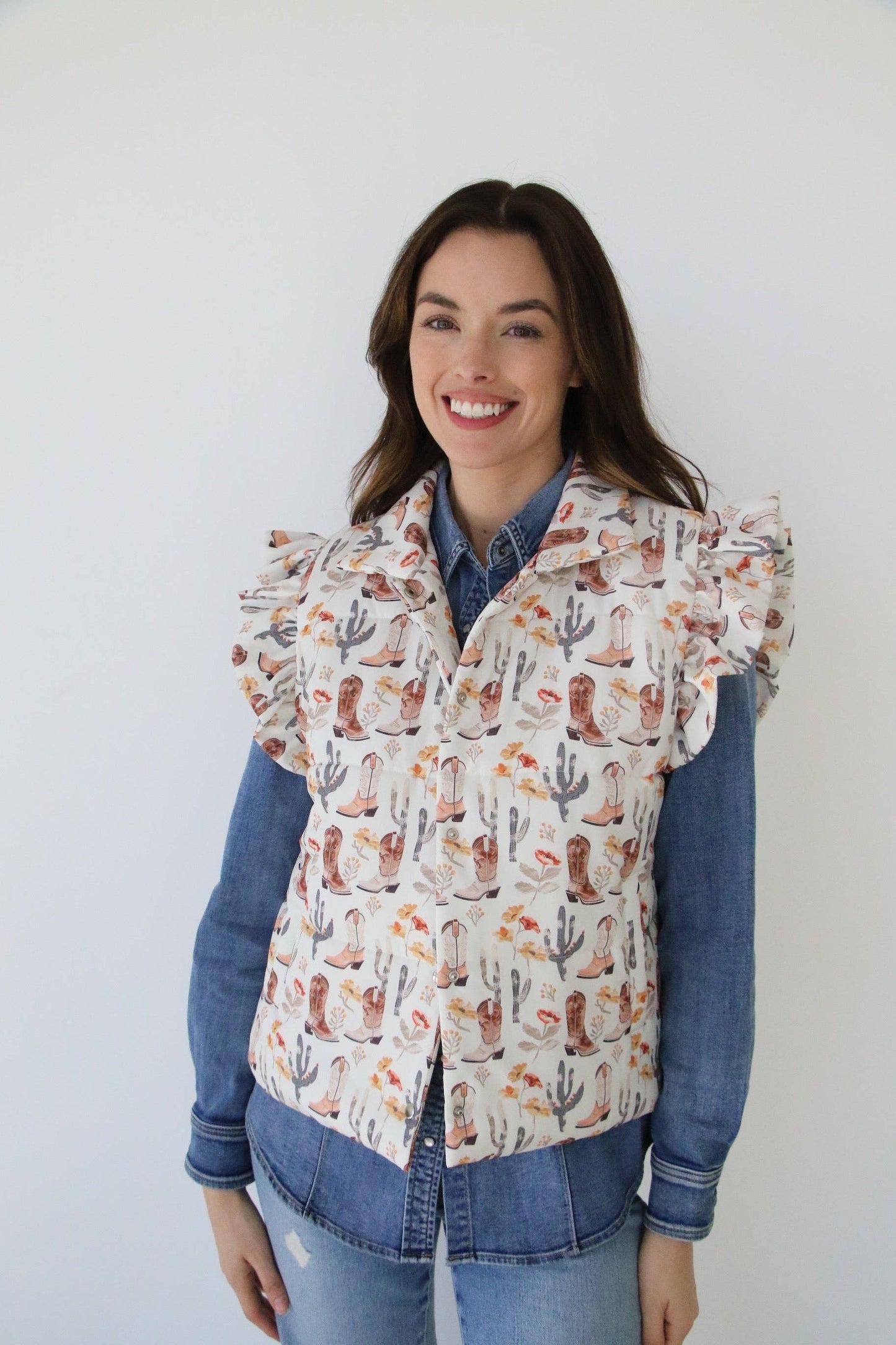 Desert Dreaming Ruffle Vest