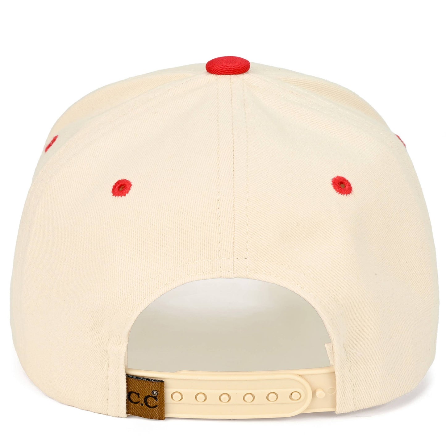 Y'ALL NEED JESUS Embroidered Letter Two Tone Trucker Hat: Beige