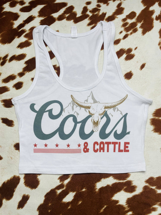 Coors Cropped Tank Top