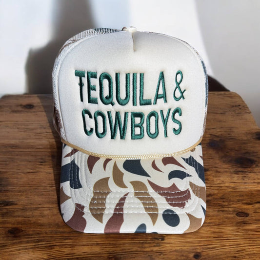 Tequila & Cowboys Trucker Hat 