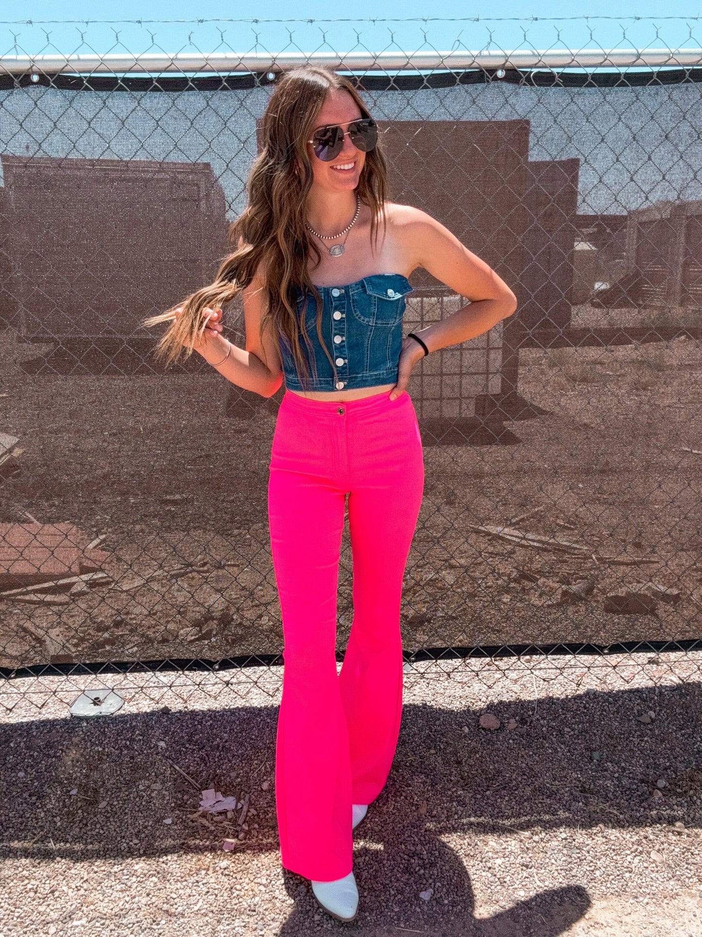 Rodeo Denim Tube Top