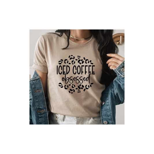 Iced Coffee Obsessed T- Shirt