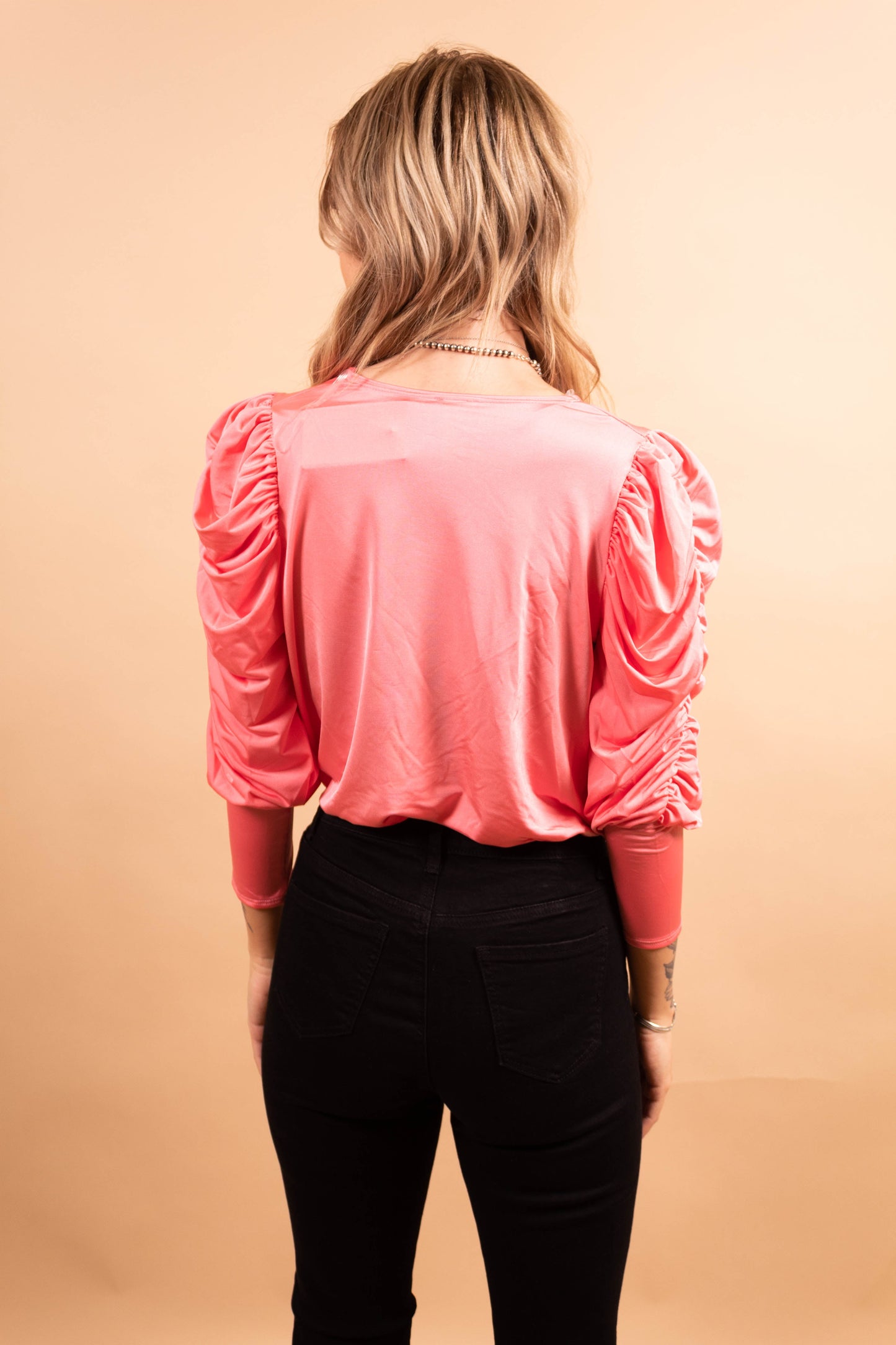 Coral Brunchin Bodysuit