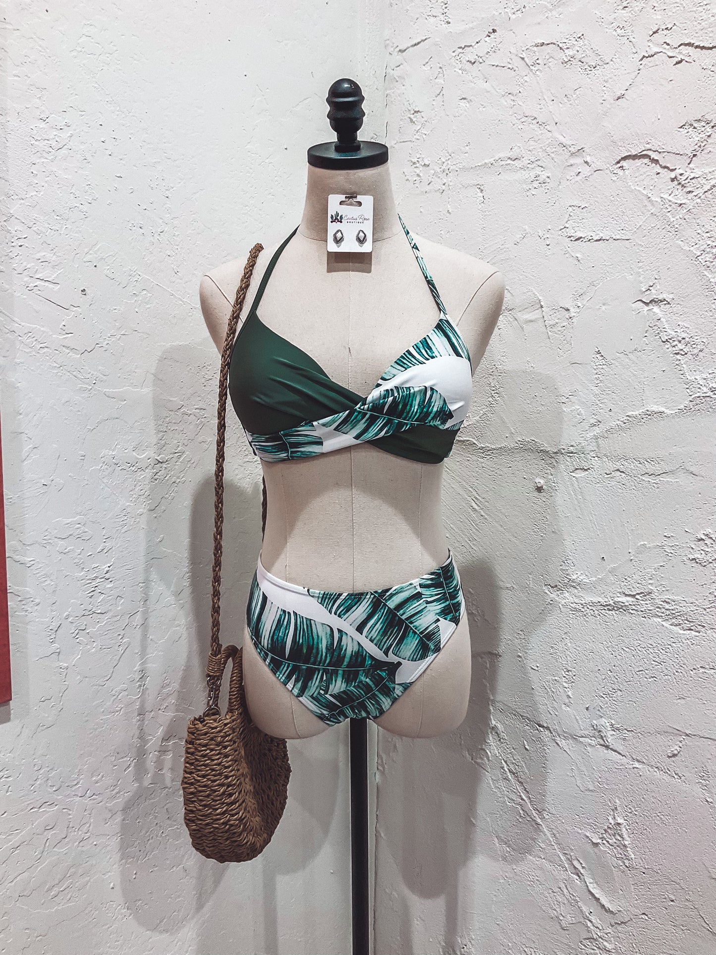 Tropical Olive Swim Set