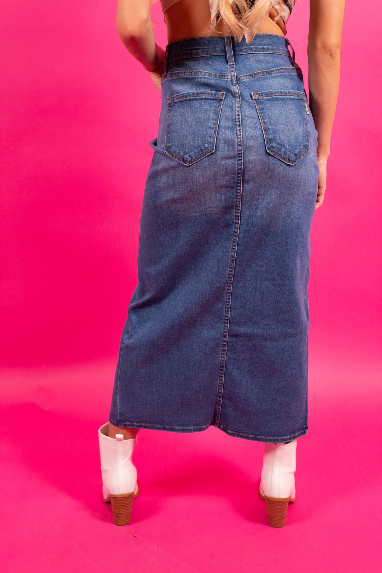 Coastal Cowgirl Denim Skirt