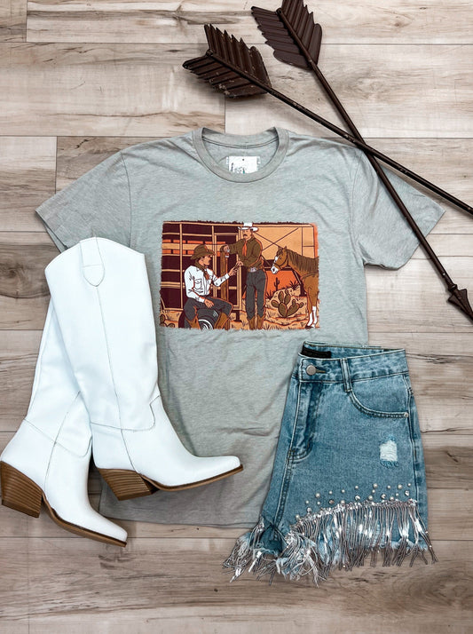 Like A Cowboy Tee