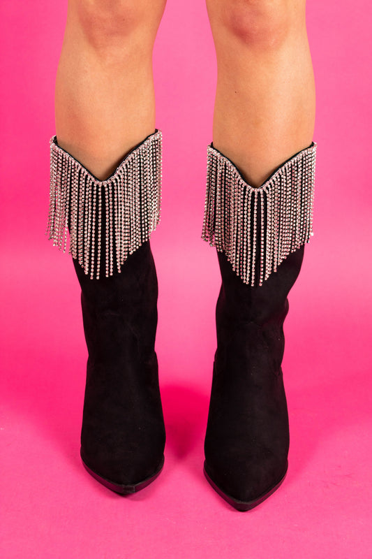 Rhinestone Cowgirl Midnight Cowboy Boots