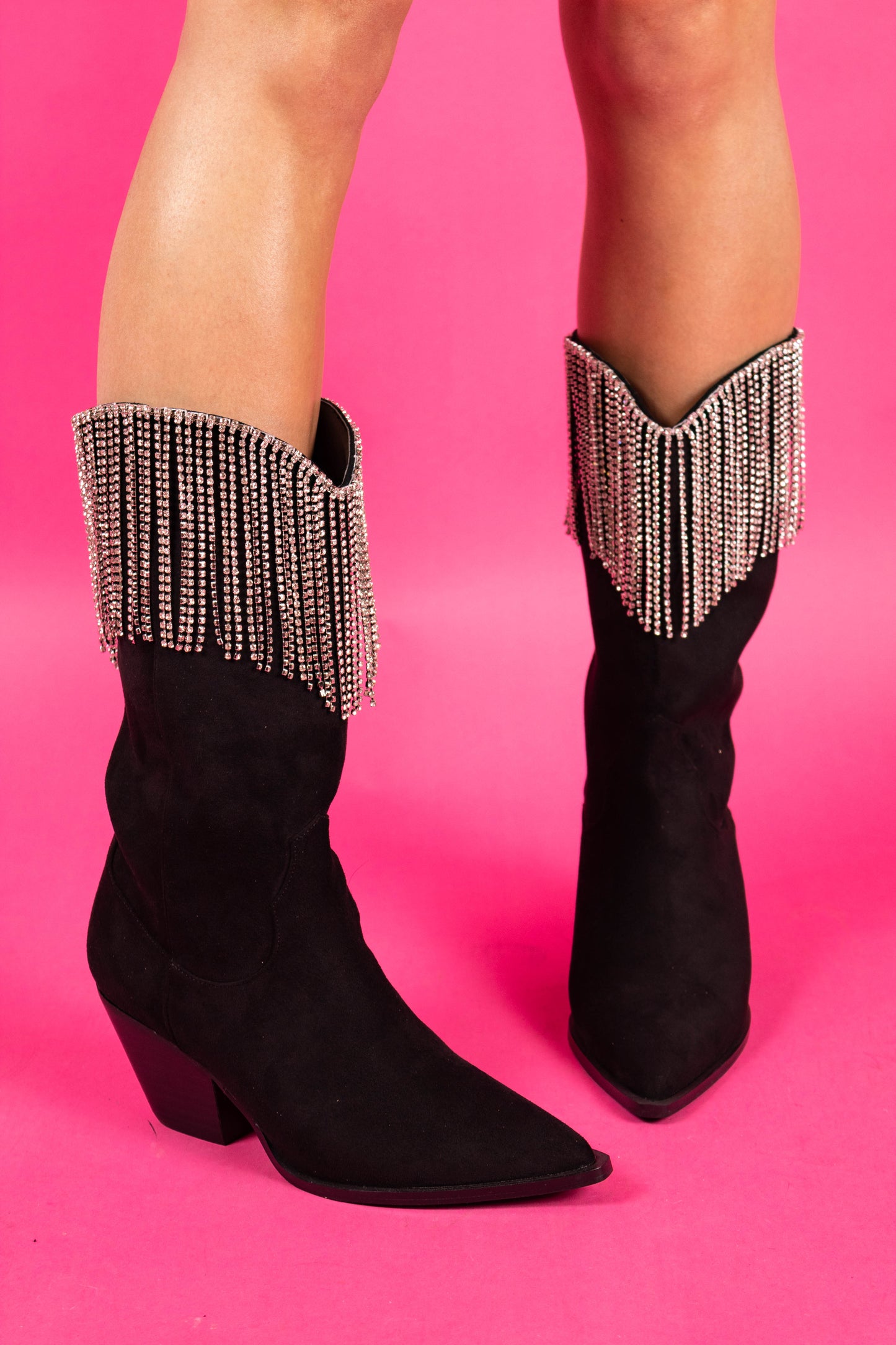 Rhinestone Cowgirl Midnight Cowboy Boots